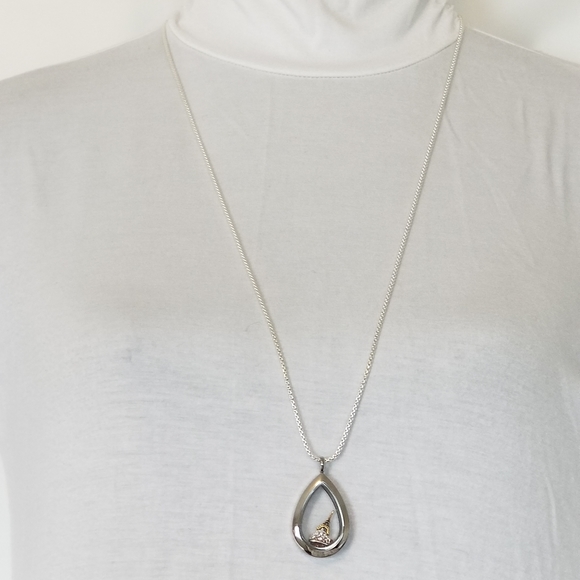 ✅#961 NIB Origami Owl Pendant Chain Eiffel Tower Cr - Picture 2 of 13